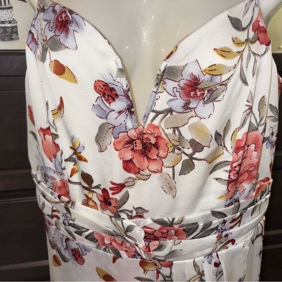 Lulus floral print midi dress - Picture 6 of 9